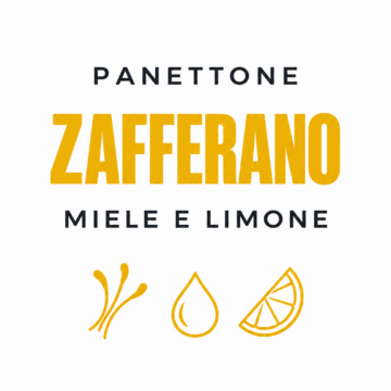 PANETTONE ZAFFERANO, MIELE E LIMONE